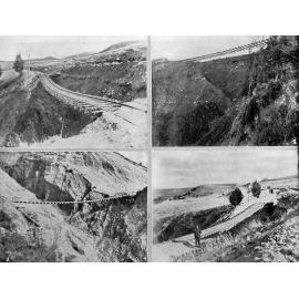 Slips on the Midland Railway at Otira  