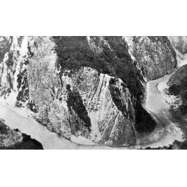 Proposed site of dam on Waimakariri River, 1923