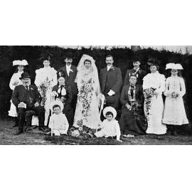 Wedding of Mr Henry McClelland and Mary Rowell