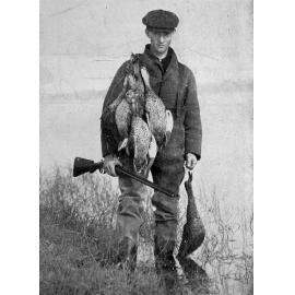 Duck Shooter at Lake Ellesmere, 1912
