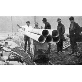 Lake Coleridge Tunnel Rescue pipes