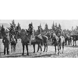 Lieutenant-Colonel Gordon complimenting Capt. G. Rutherford
