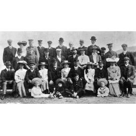 A group visiting the Burnham Industrial School