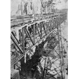 Midland Railway Line, Staircase Gully Bridge nearing completion