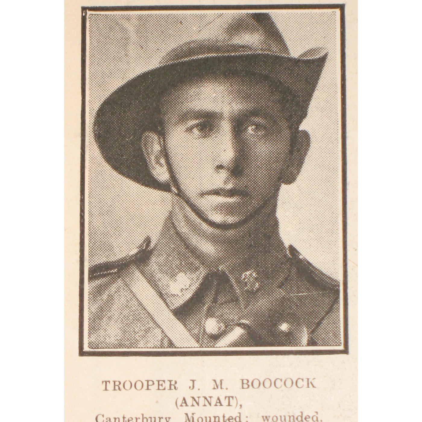 Trooper James Mould Boocock