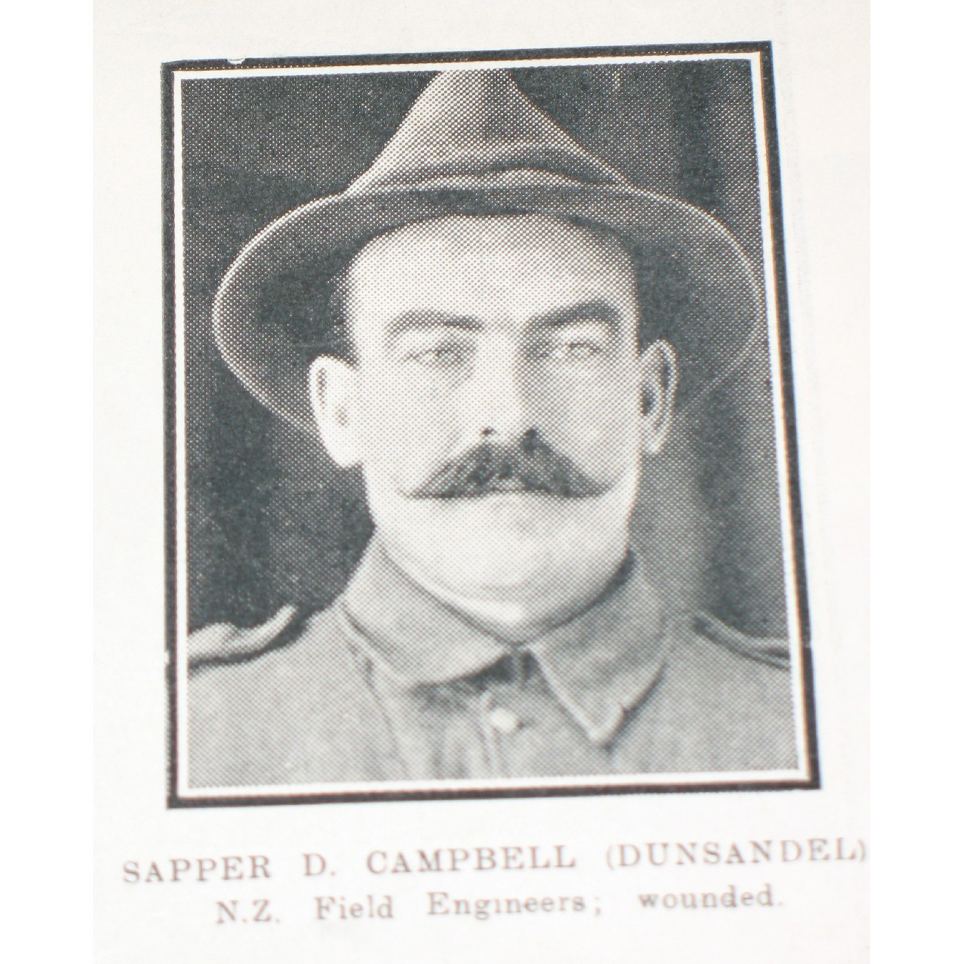 Sapper Donald Campbell