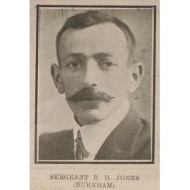 Sergeant R. D. Jones