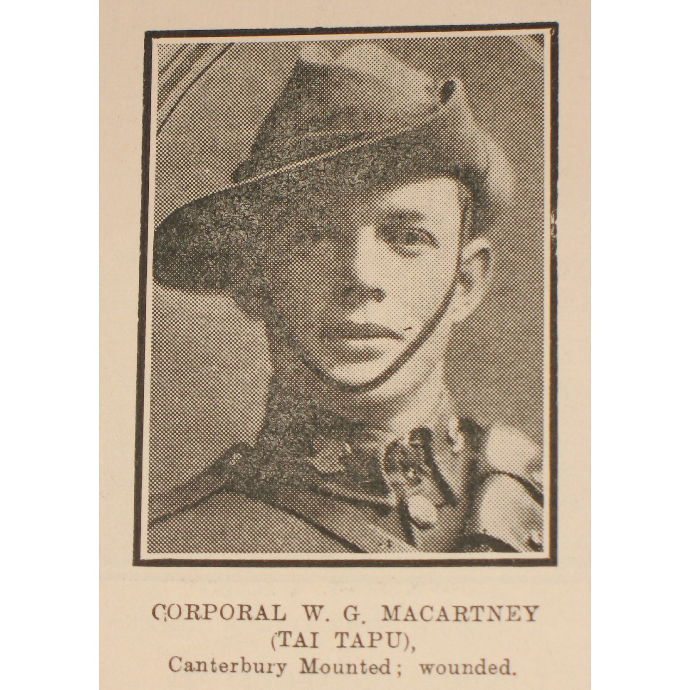 Corporal William Greig Macartney