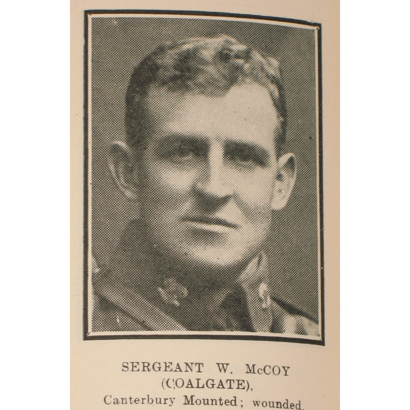 Sergeant William McCoy 