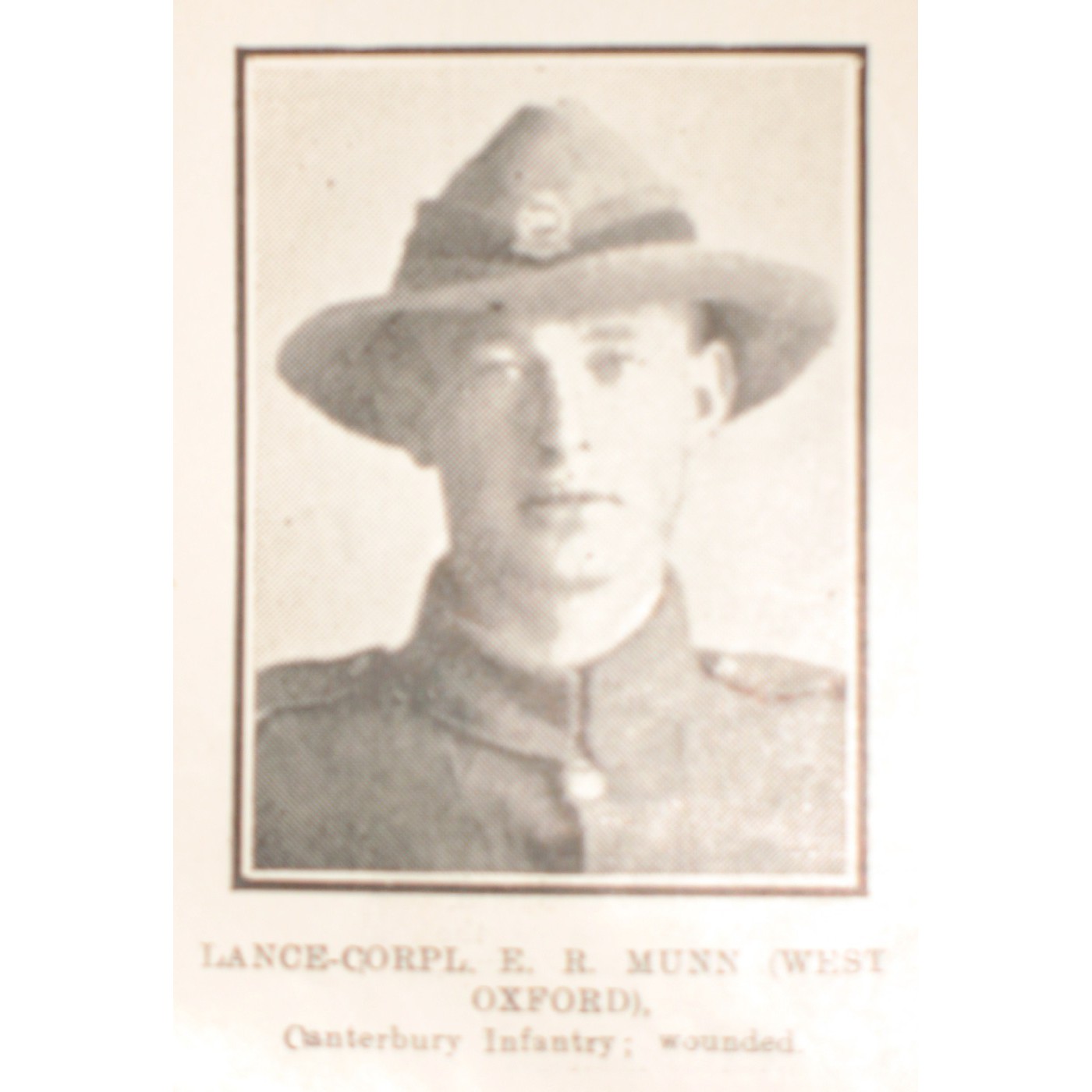 Lance Corporal Edwin Ralph Munn