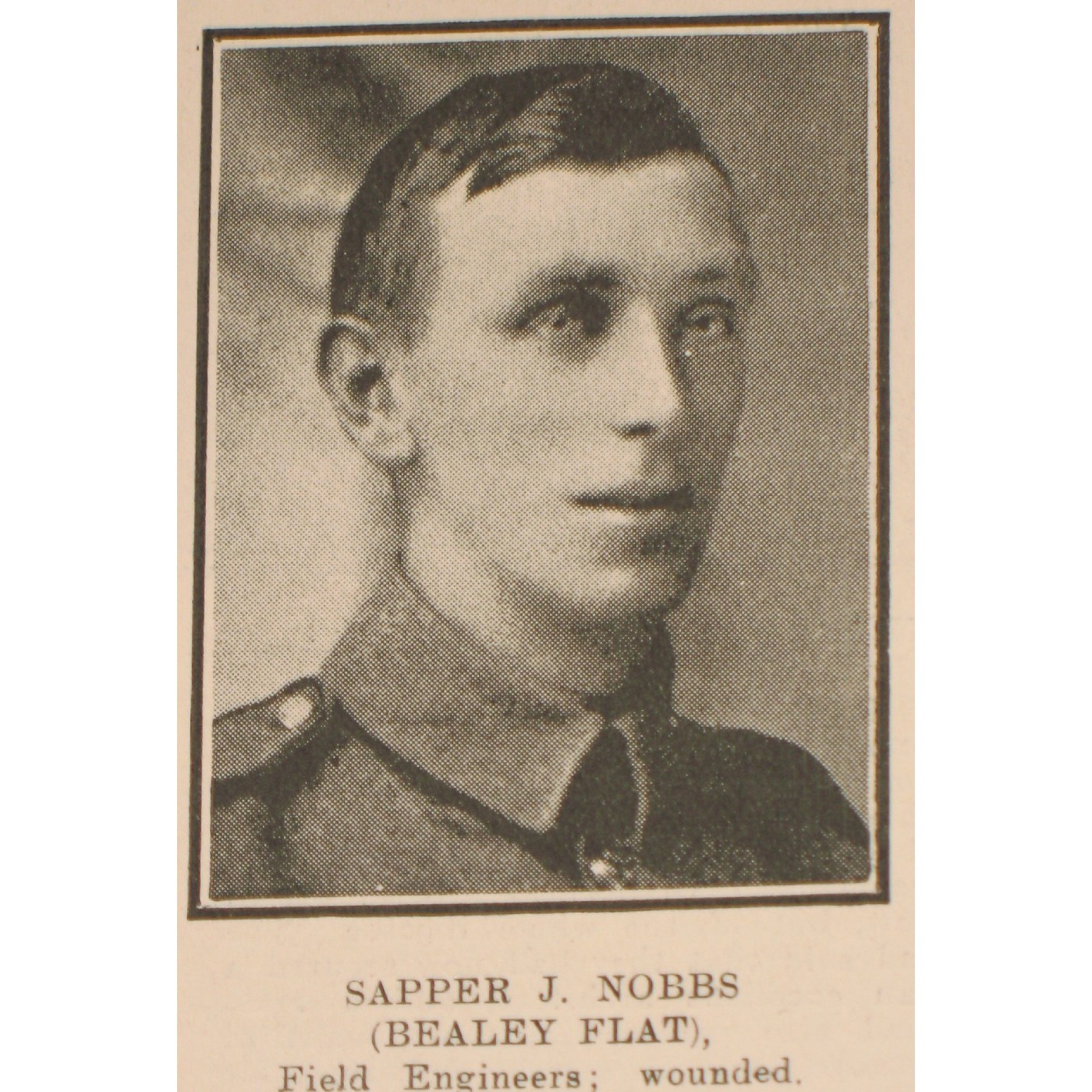 Sapper James Nobbs