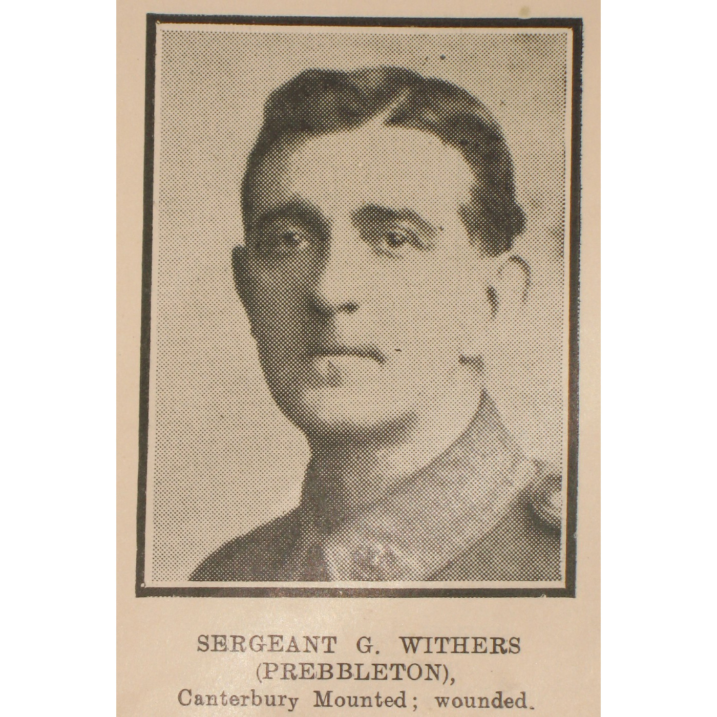 Sergeant George Withers