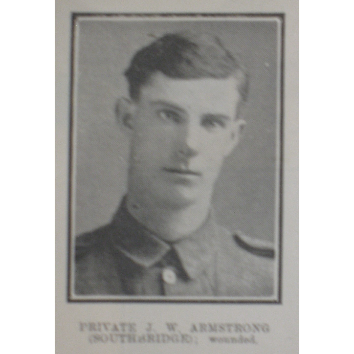 Private John Wright Armstrong