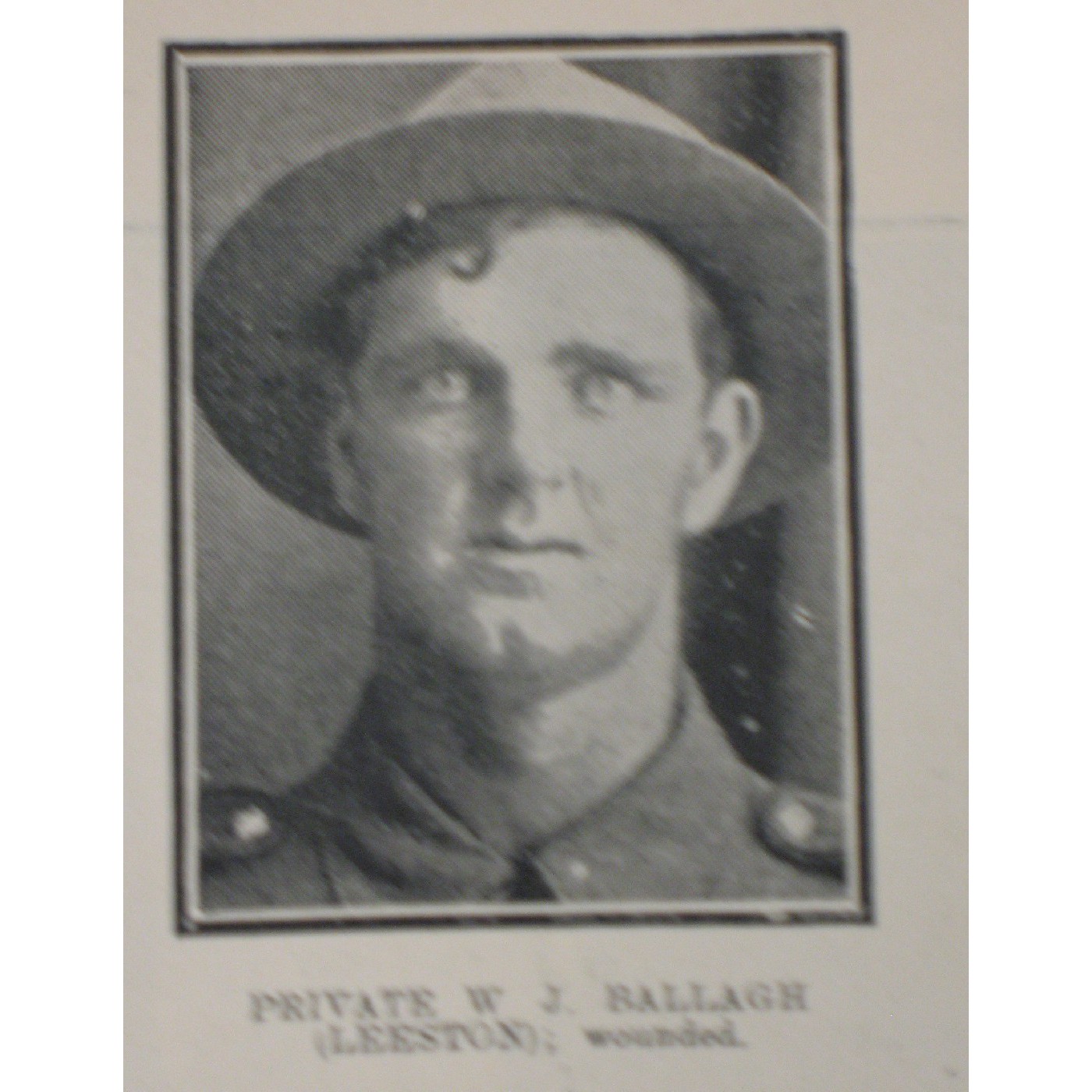 Private William John Ballagh