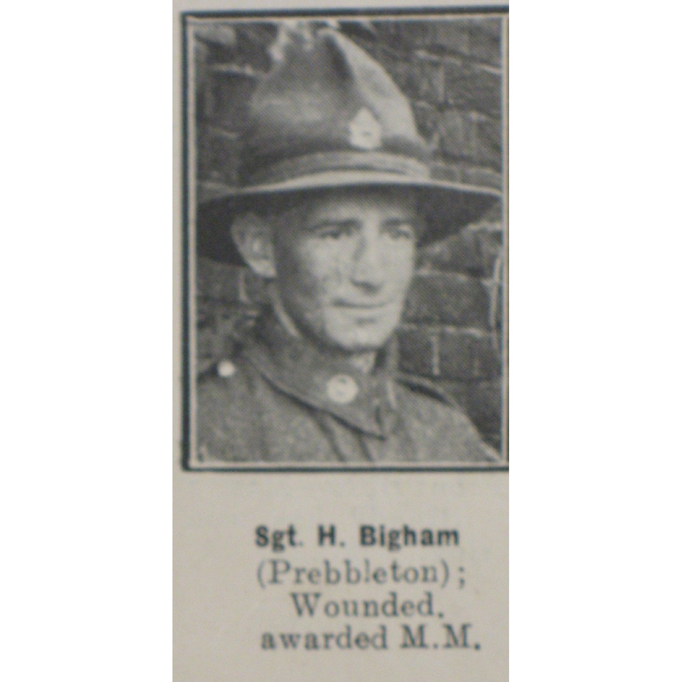 Sergeant Henry Bigham