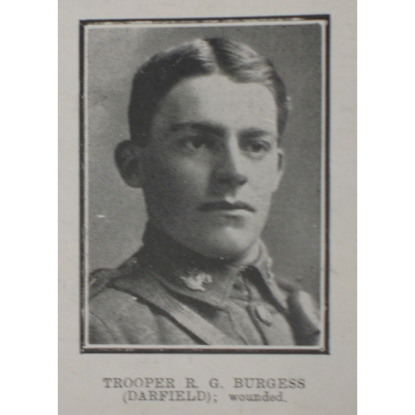 Trooper Robert Graham Burgess