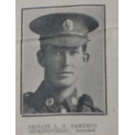 Private L. G. Cameron