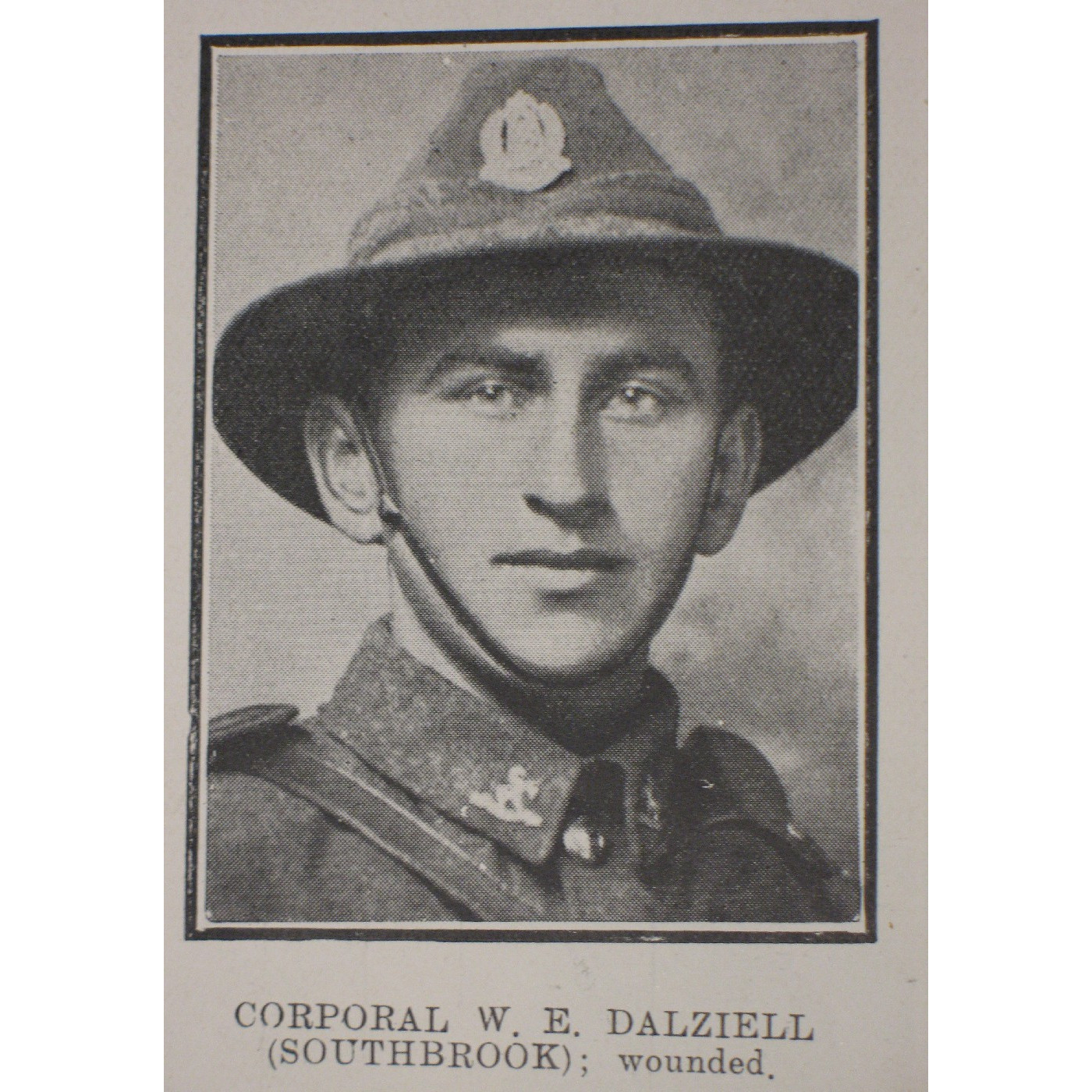 Corporal Raymond Wallis Dalziell