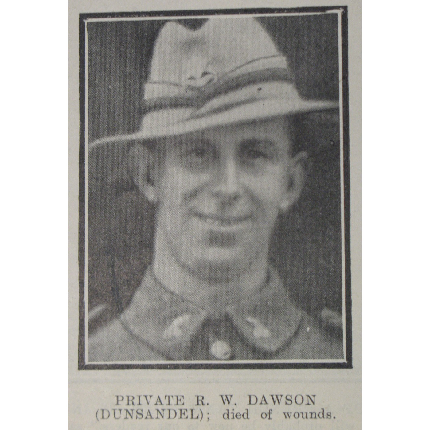 Private Richard William Dawson 