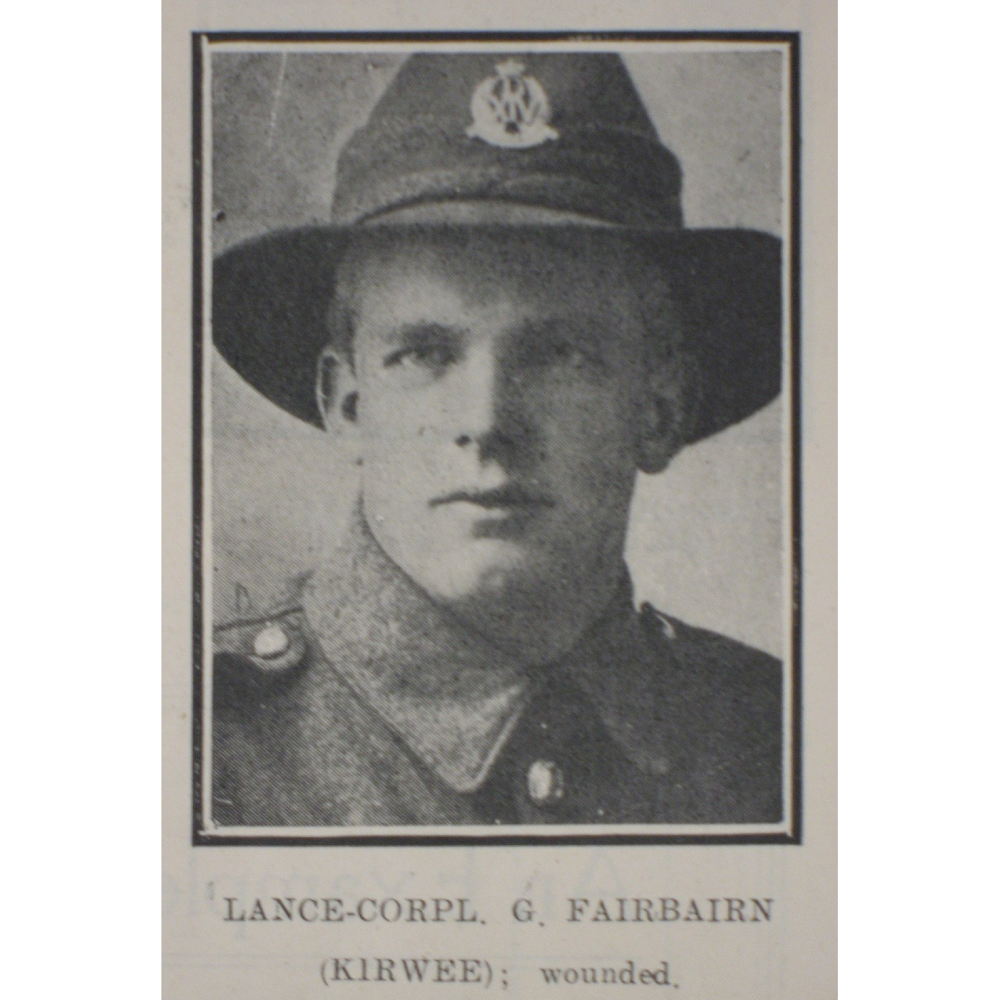 Lance Corporal George Fairbairn