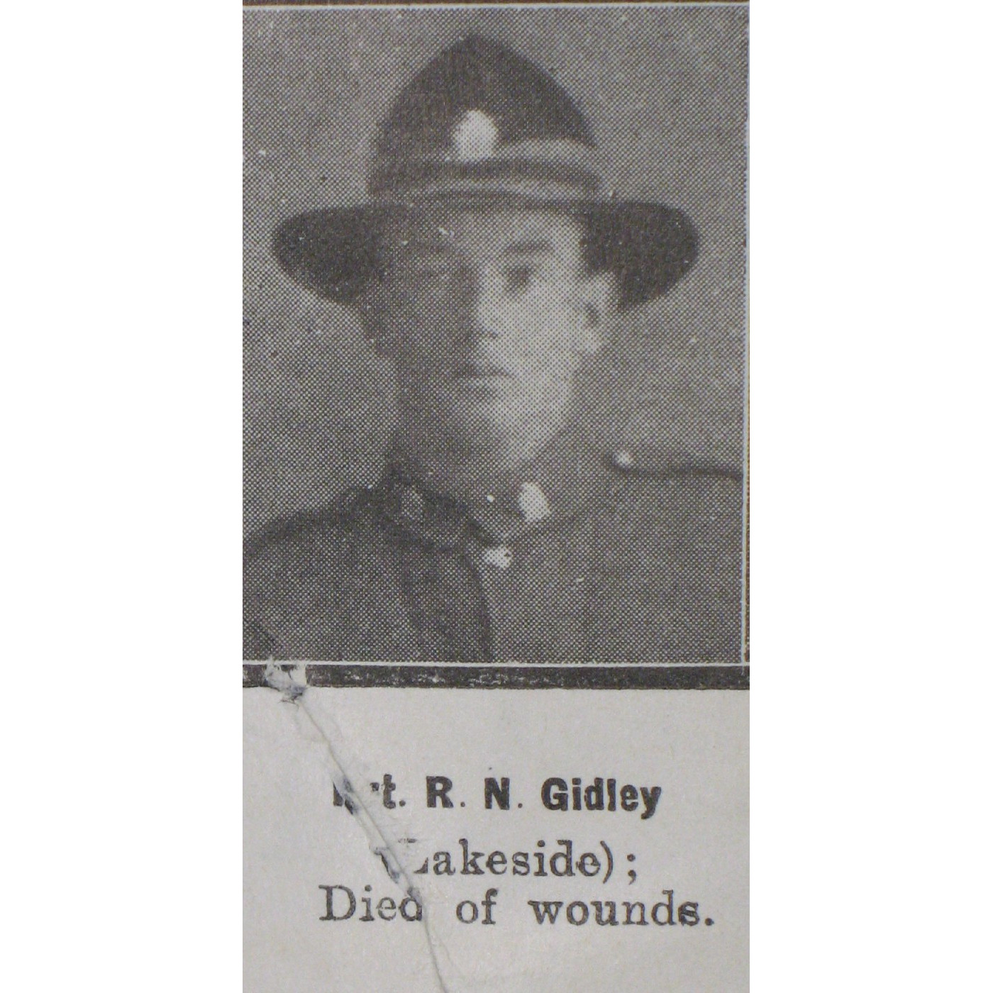Private Robert Northleigh Gidley