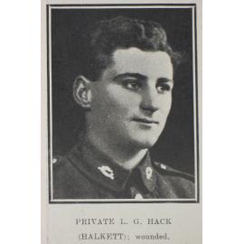 Private L. G. Hack