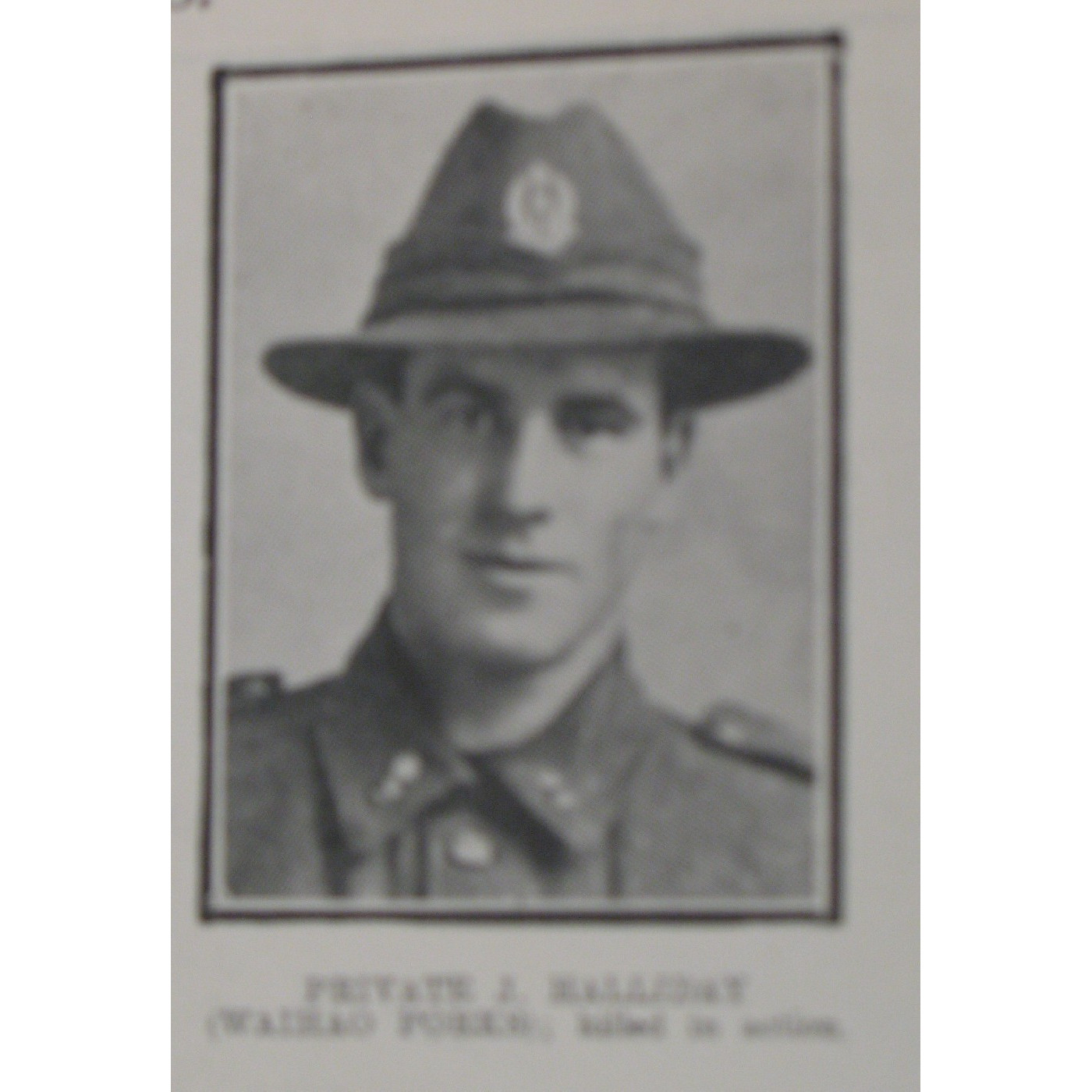 Private John Halliday 