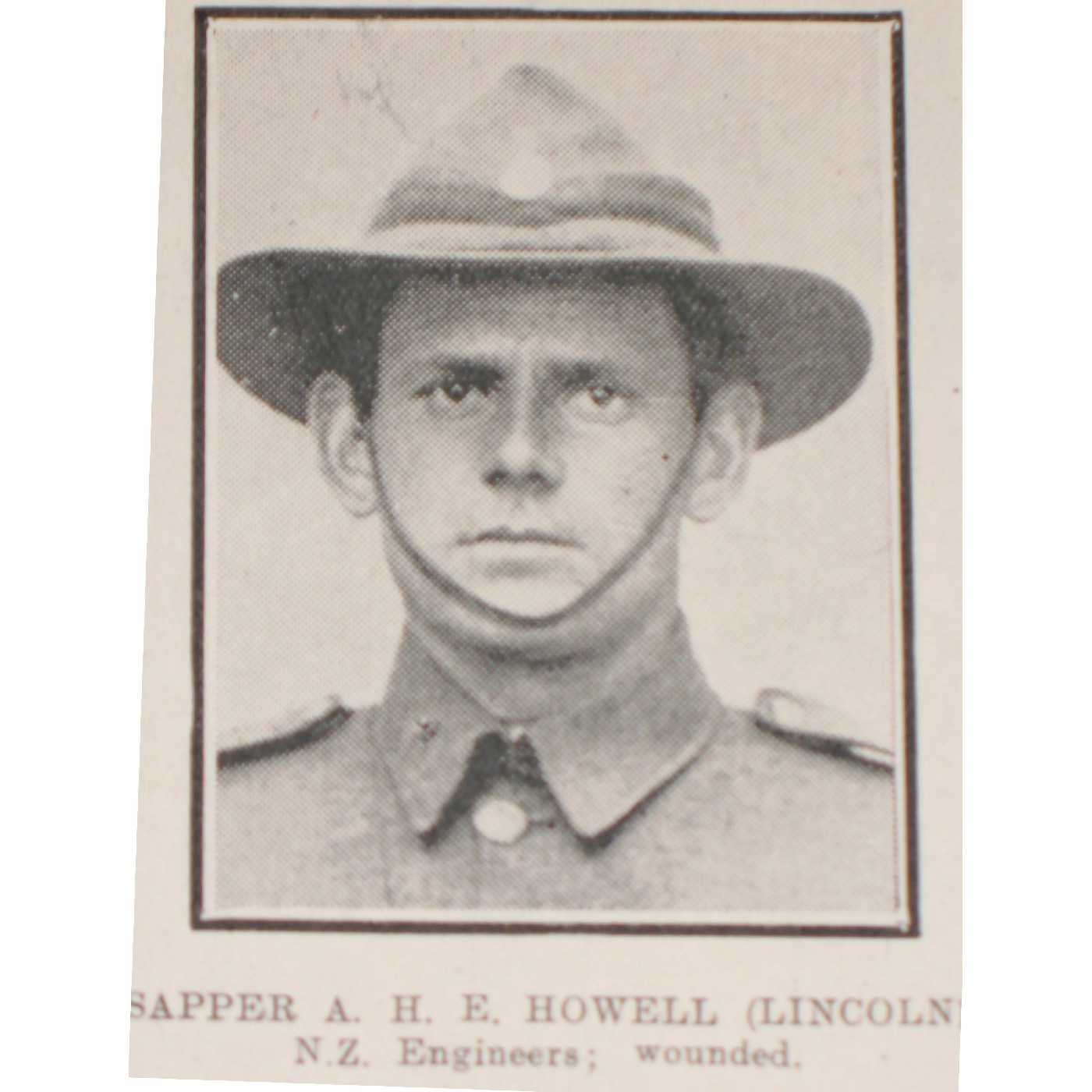Sapper Arthur Harold Ernest Howell 