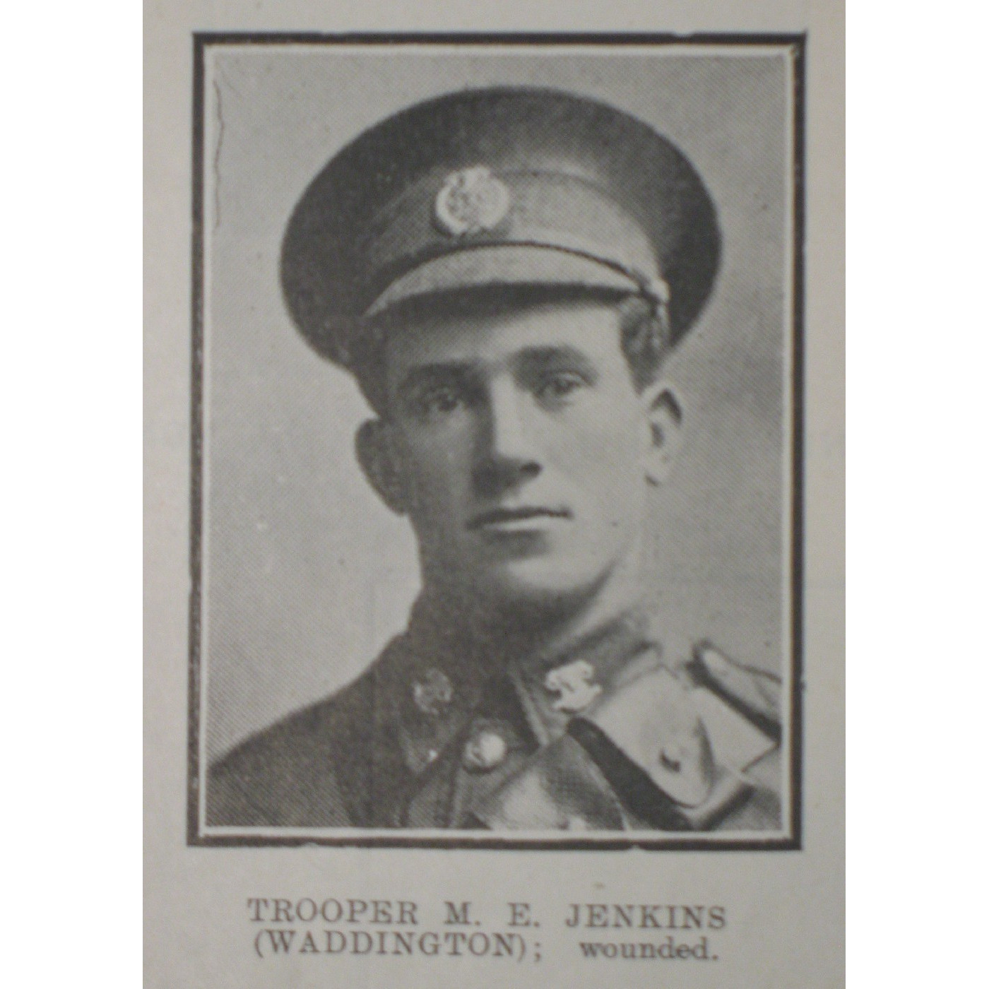 Trooper Malcolm Ernest Jenkins