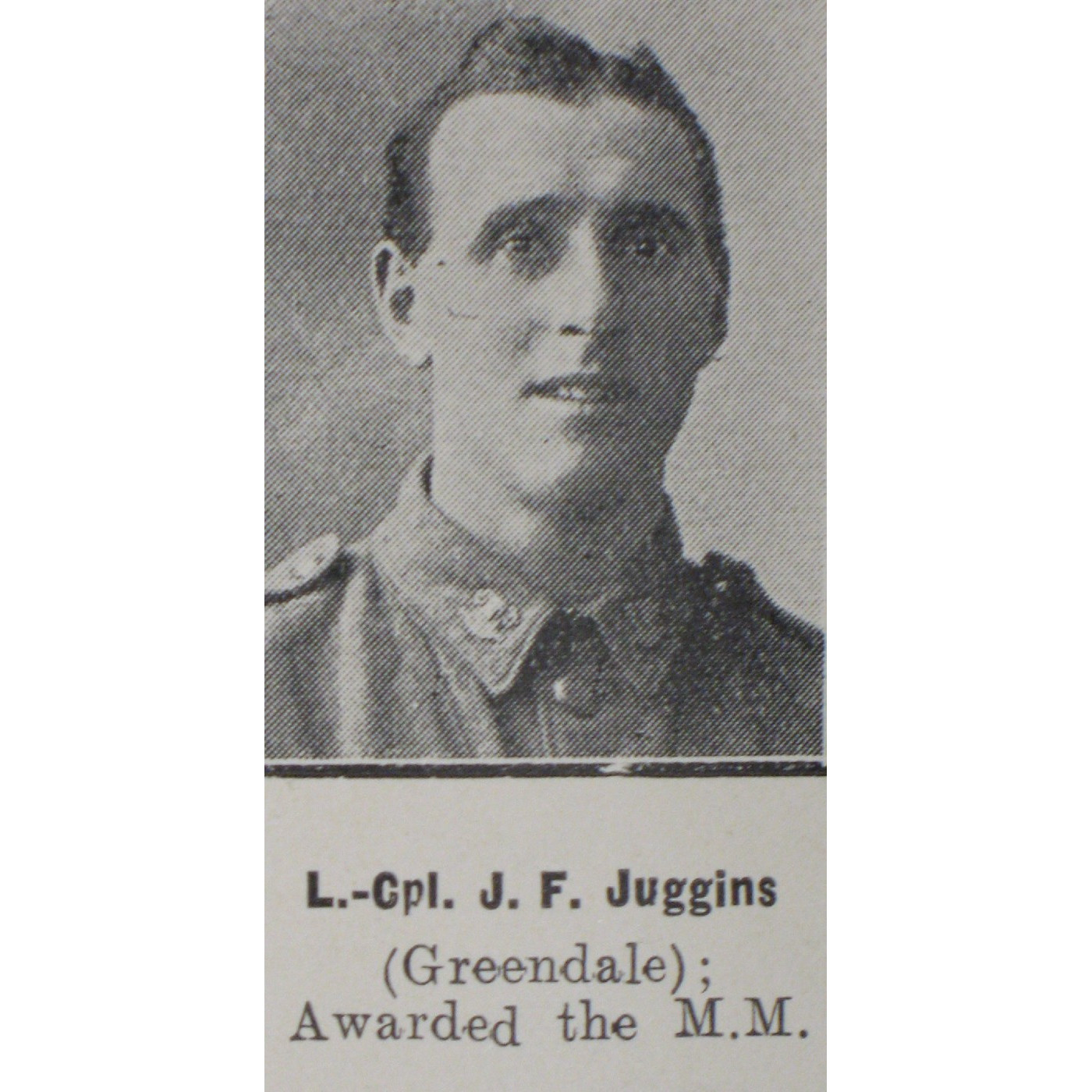 Lance Corporal John Francis Juggins
