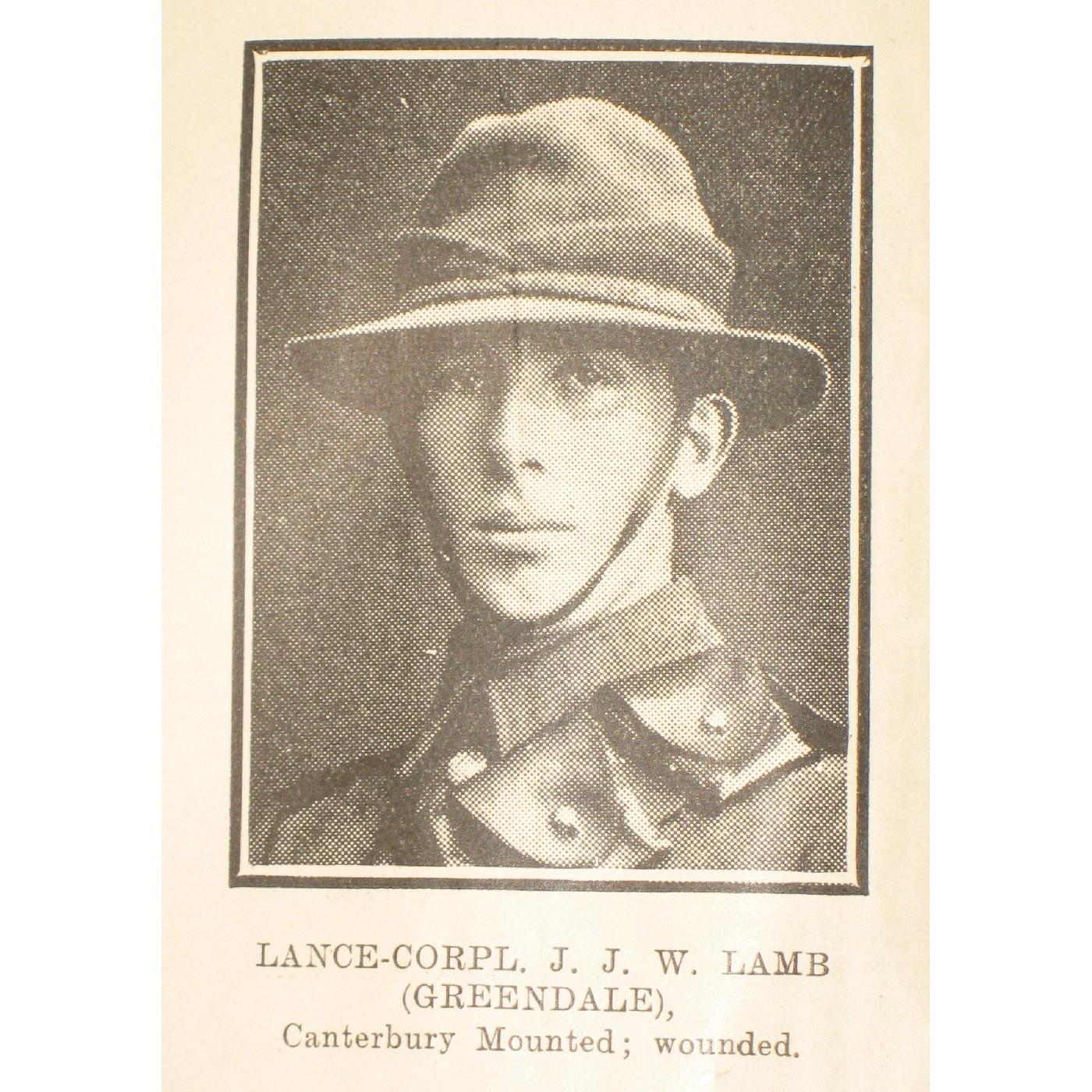 Trooper John Joseph Wilson Lamb