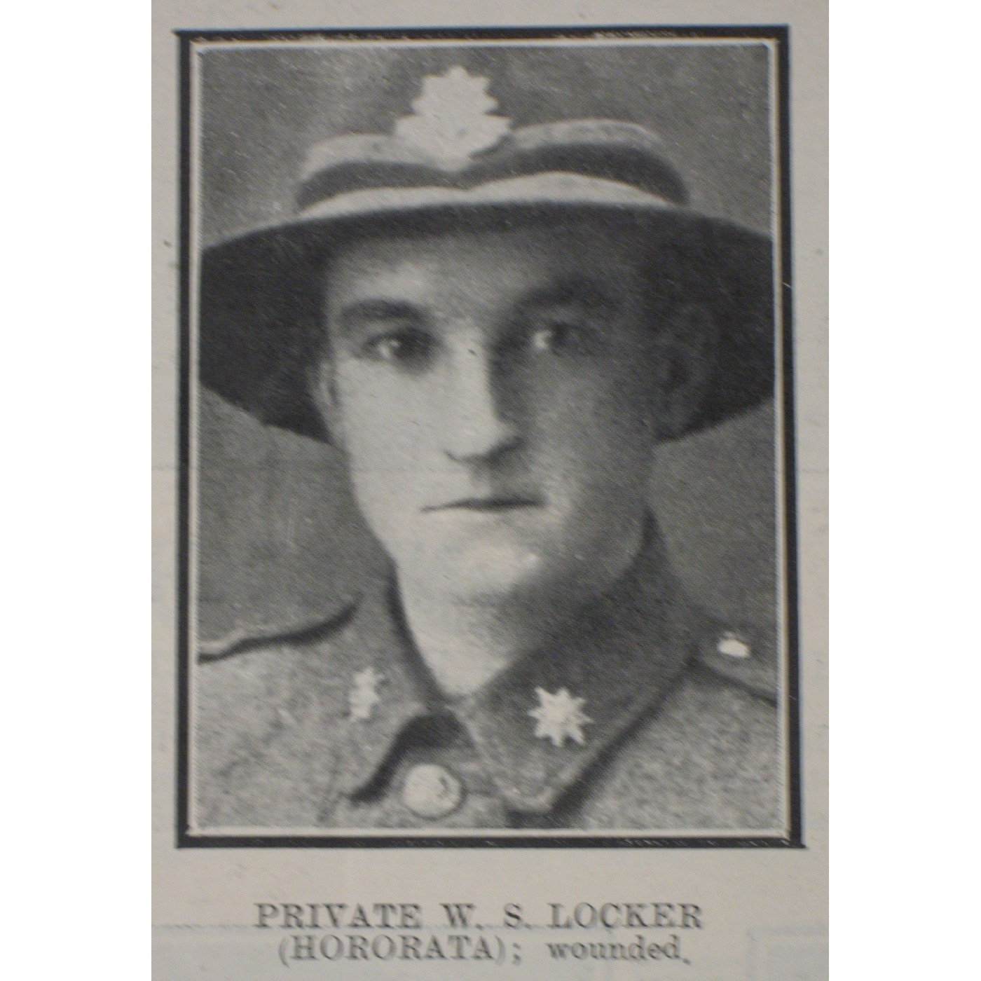 Private William Stanley Locker 