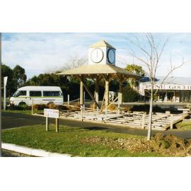 Darfield Clock tower under construction