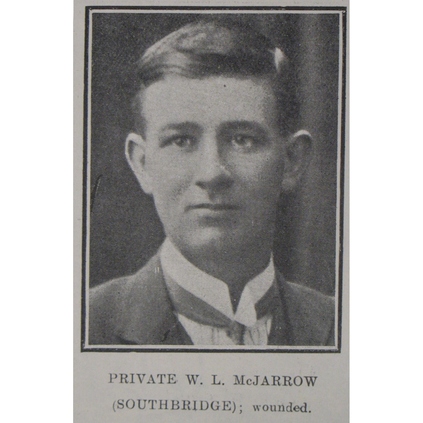 Private William Lapsley McJarrow