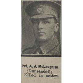 Private Albert James McLaughlin
