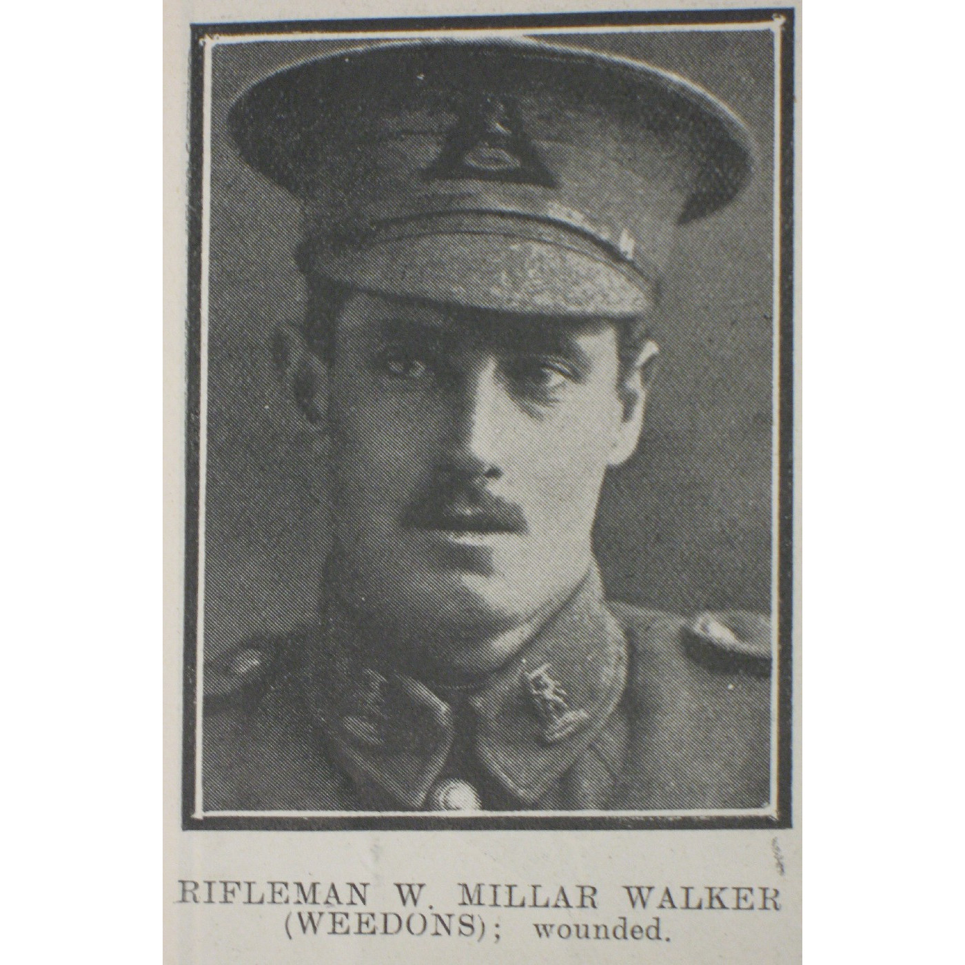 Rifleman William Millar Walker 