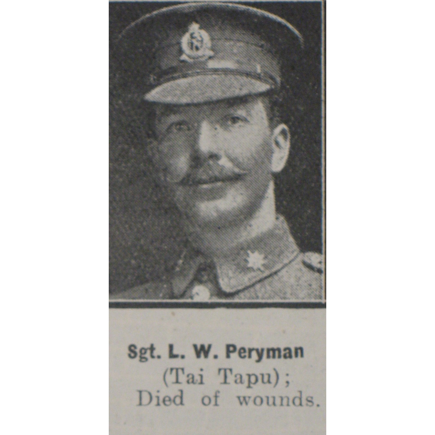 Sergeant Leonard Wesley Peryman