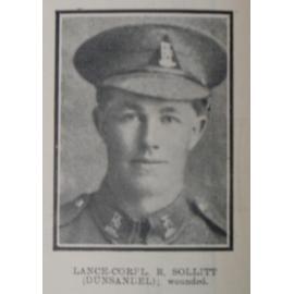 Lance-Corporal R. Sollit's headshot
