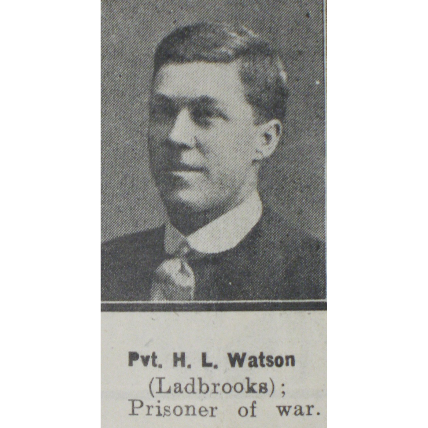 Private Henry Lancelot Watson 