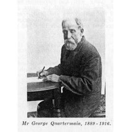 Hororāta School's headmaster, George Quartermain