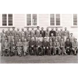 Greendale School, group of men