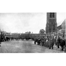 Sir John Hall's wool clip