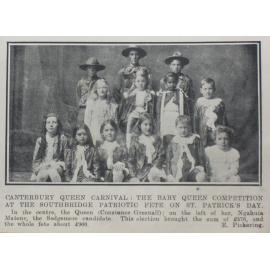 The Baby Queen competition at the Southbridge Patriotic Fete