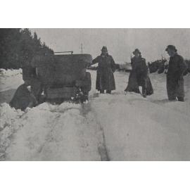 Snowstorm at Lake Coleridge