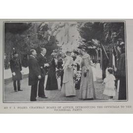 Burnham Industrial School, F.J. Board and Viceregal party