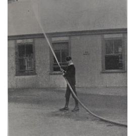 Burnham Industrial School, a member of the fire brigade, 1905