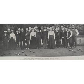 Final day of the Dunsandel bowling club, 1905