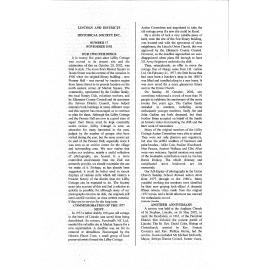 Newsletter / Lincoln & Districts Historical Society, No.17 (November 2002)
