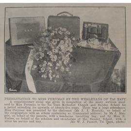 Presentation to Miss Peryman