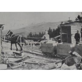 Lake Coleridge Tunnel tragedy, trucks removing spoil from the cuddy